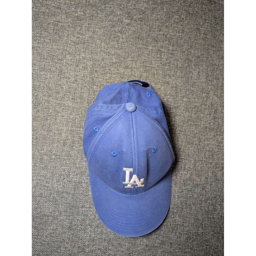 47 Brand LA Dodgers‎ Clean Up Hat Blue Adjustable Strapback MLB Kids Cap - Picture 2 of 7